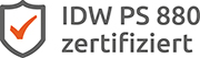 IDW PS 880 zertifiziert